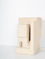 Architectural stone lamp