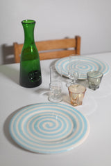 Verres à eau vintage irisé