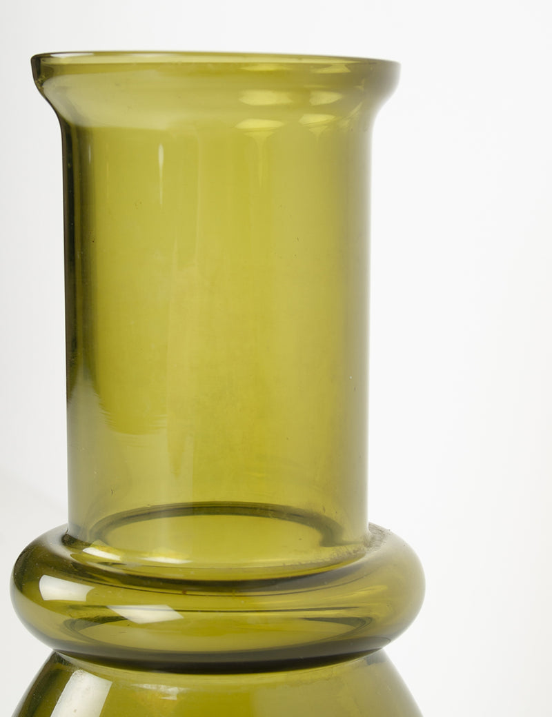 Vase scandinave vert olive