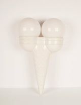 Vintage wall lamp with ice-cream cone