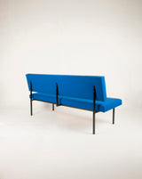 Vintage blue bench seat