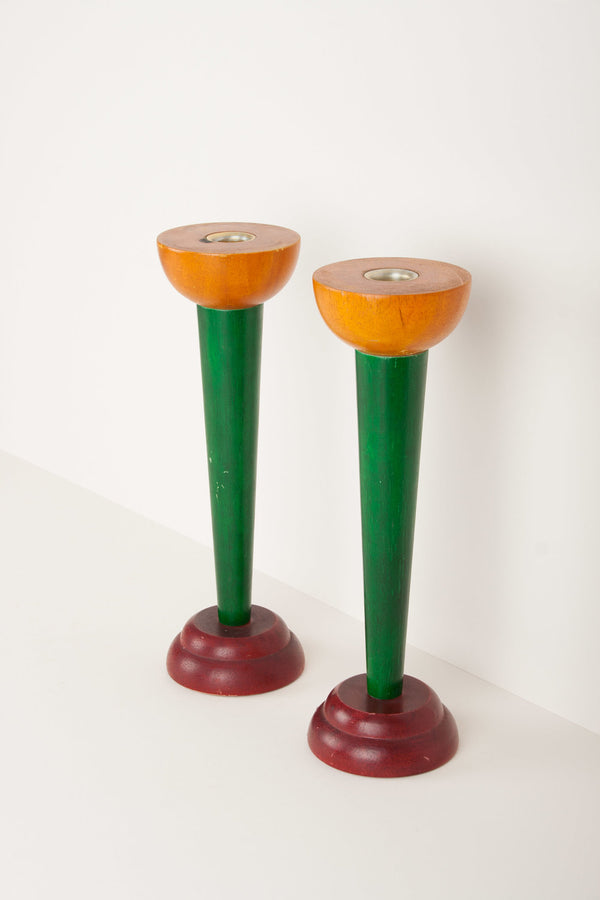 Monokel vintage candlesticks