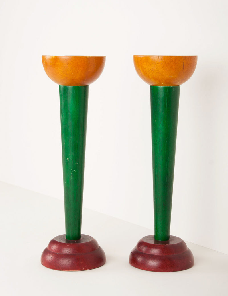 Monokel vintage candlesticks