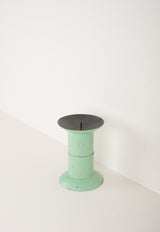 Bougeoirs vintage vert d’eau