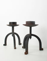 Bougeoirs vintage tripodes