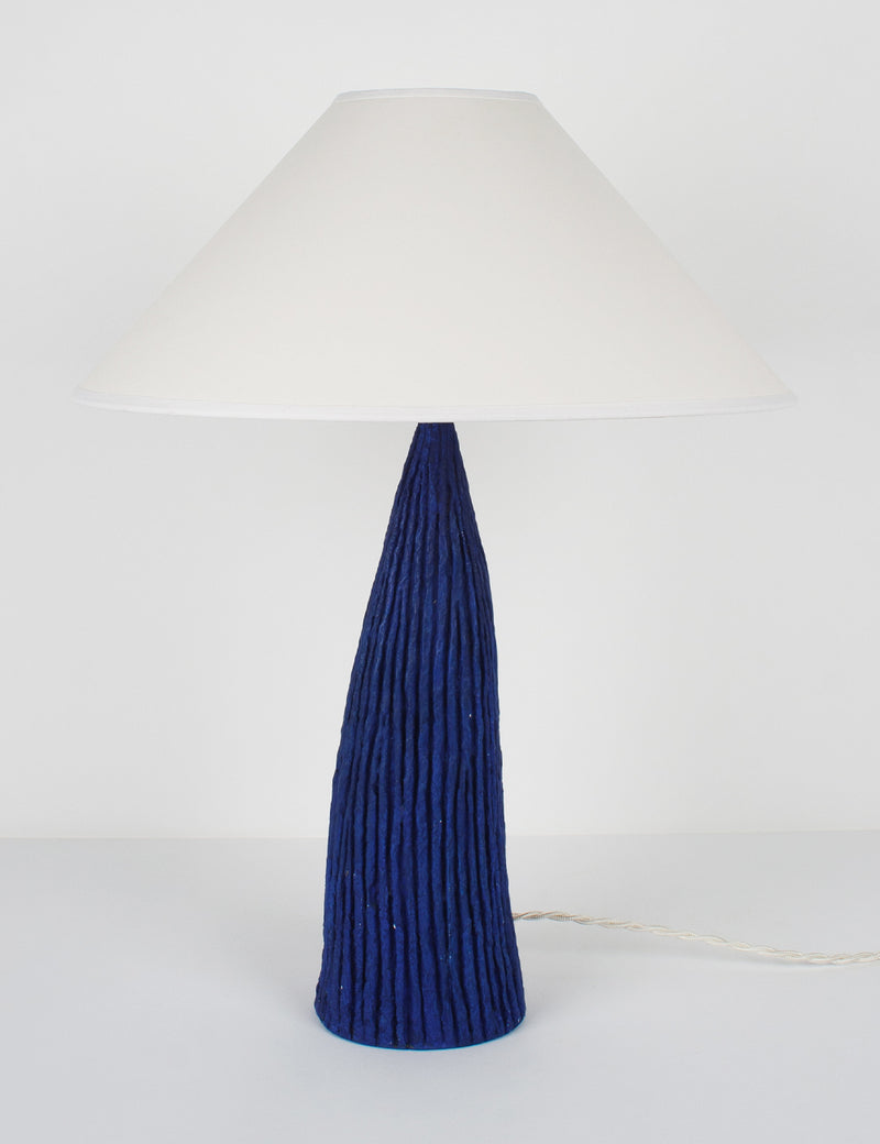 Large bedside lamp Klein blue