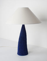 Grande lampe de chevet bleu Klein