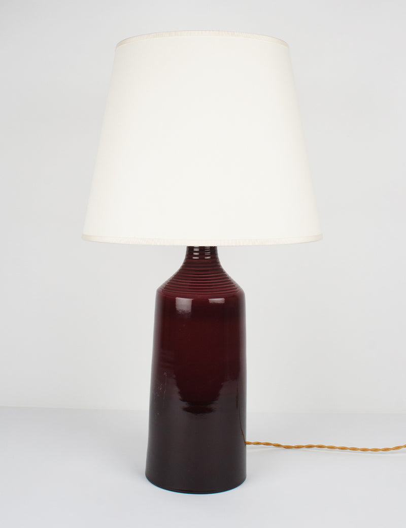 Grande lampe bouteille prune