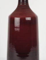 Grande lampe bouteille prune