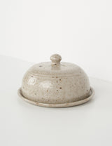 La Hulotte Caylus (FRANCE) vintage stoneware butter dish