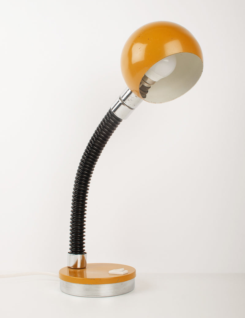 Lampe à poser avec réveil Président - années 70