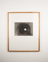 Vintage photograph Dark arched passageway