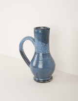 Vintage blue-grey handmade pitcher