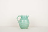 Orchies (France) Vintage wavy green water pitcher