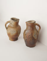 Decorative antique jugs from Normandy France  