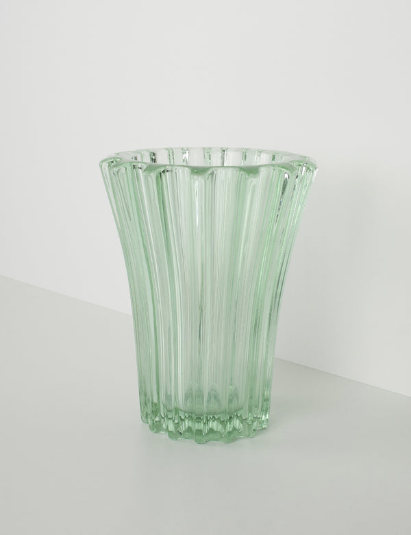 Pierre d'Avens (FRANCE) vintage green vase