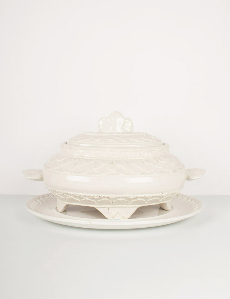 Vintage Italian earthenware tureen 