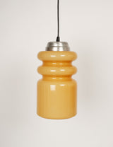 Suspension vintage italienne jaune