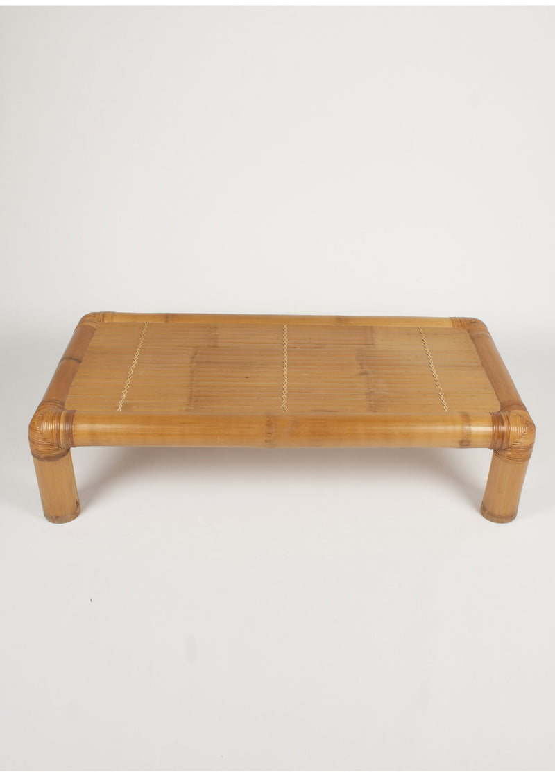 Vintage bamboo coffee table 