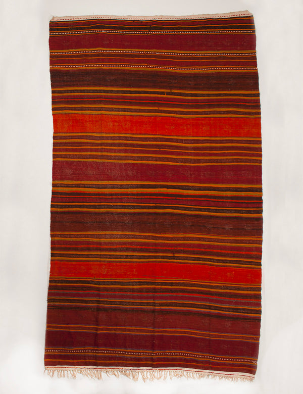 Tapis berbère rouge orangé