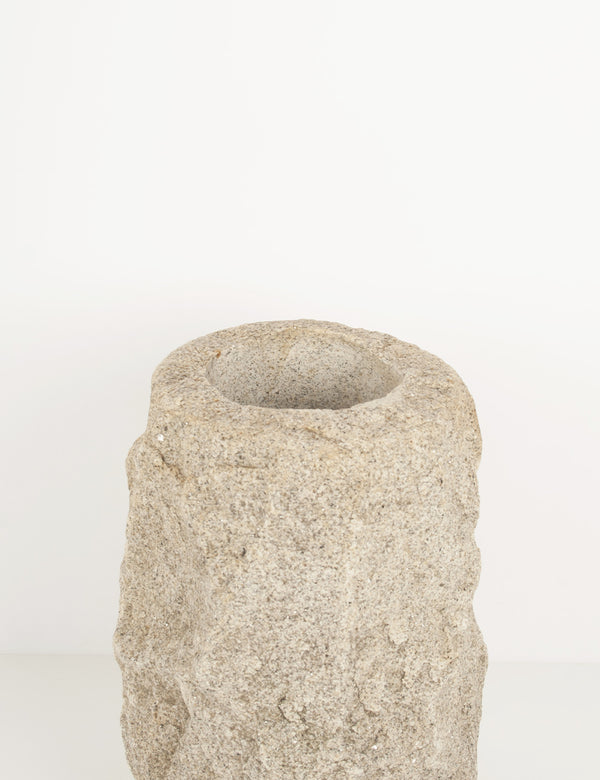 Antique granite vase