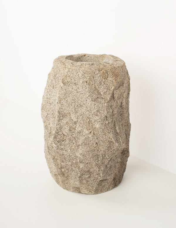 Antique granite vase