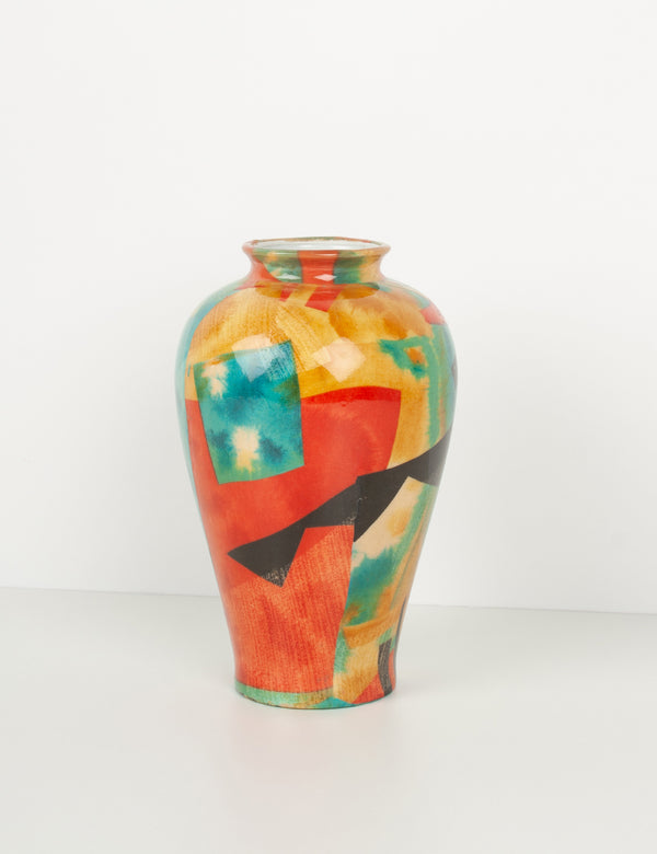 Vase abstrait années 1980