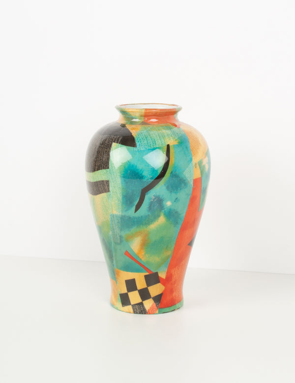 Vase abstrait années 1980