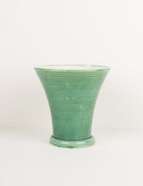 Vase vintage à cannelures
