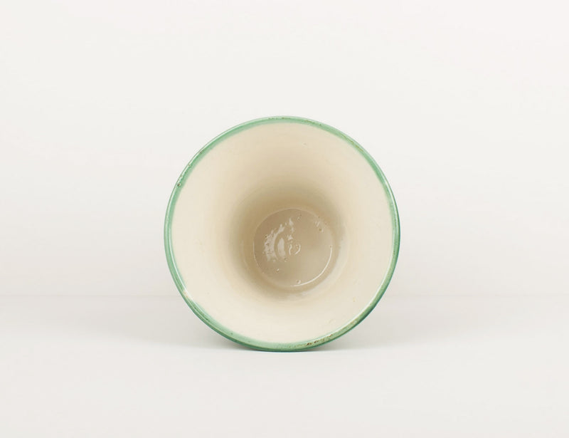 Vase vintage à cannelures