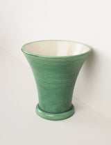 Vase vintage à cannelures