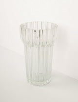 Scandinavian vintage glass vase from the 70s