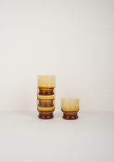 Biot (France) Vintage amber glasses