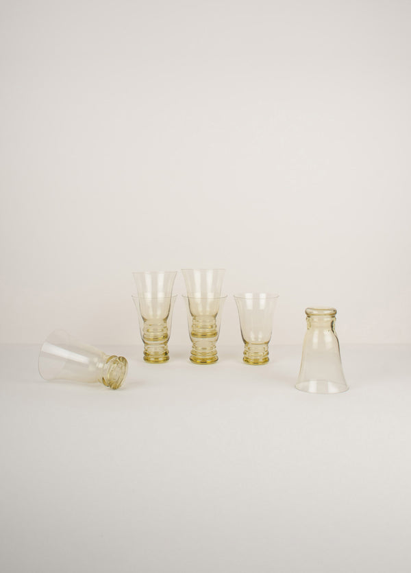 Verres vintage évasés